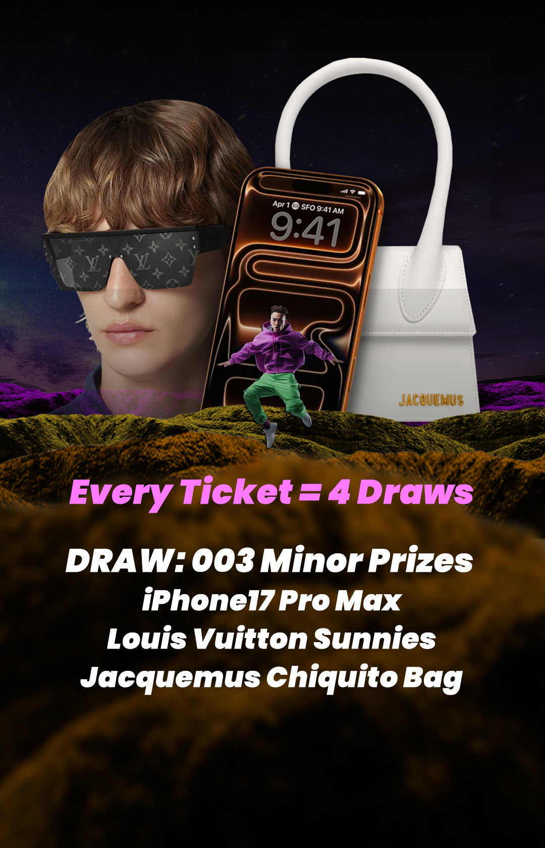 60 VIP REWARD ENTRIES