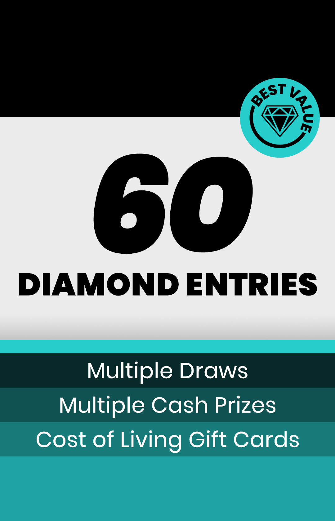 60 REWARD ENTRIES