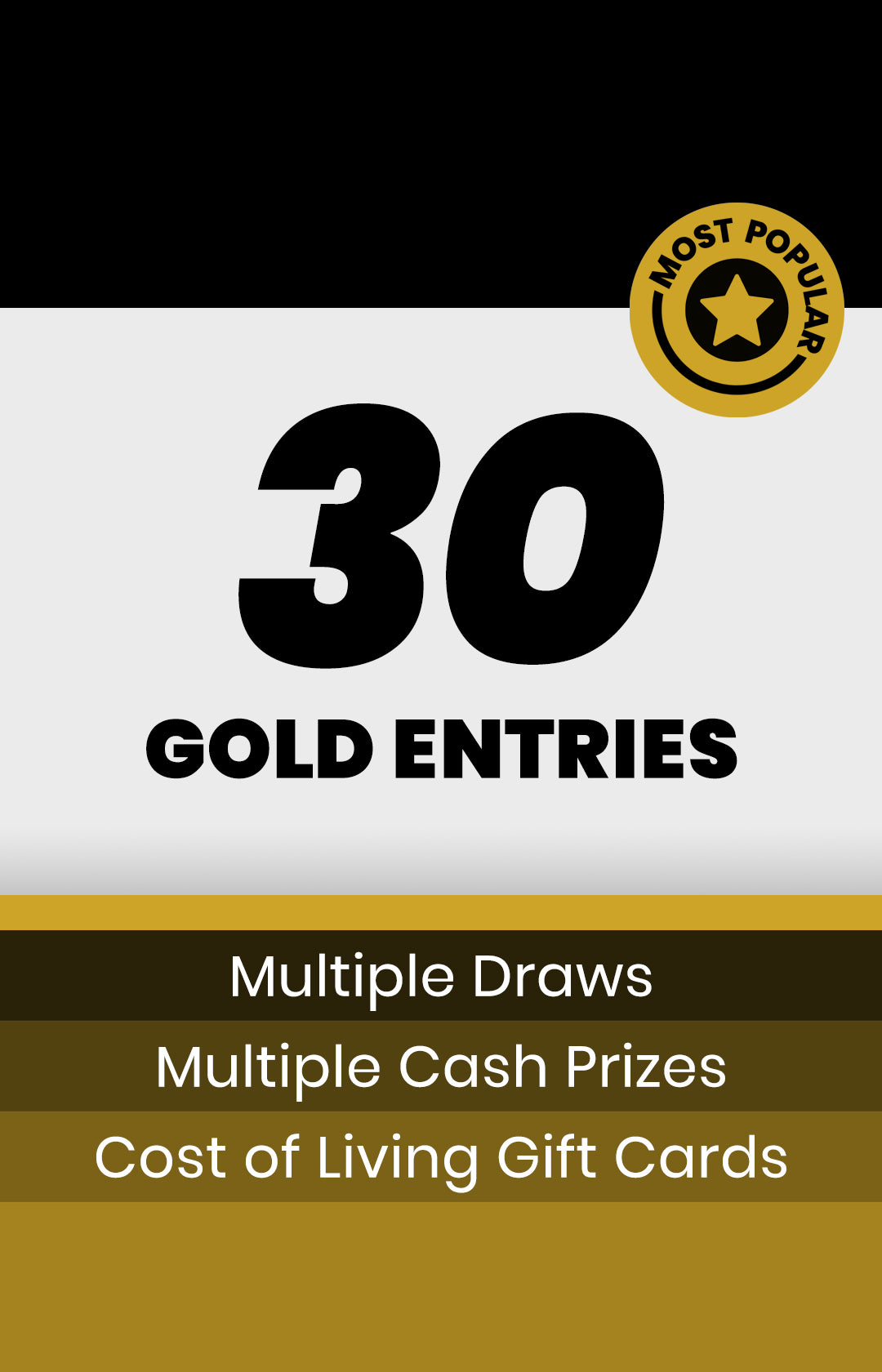 30 REWARD ENTRIES