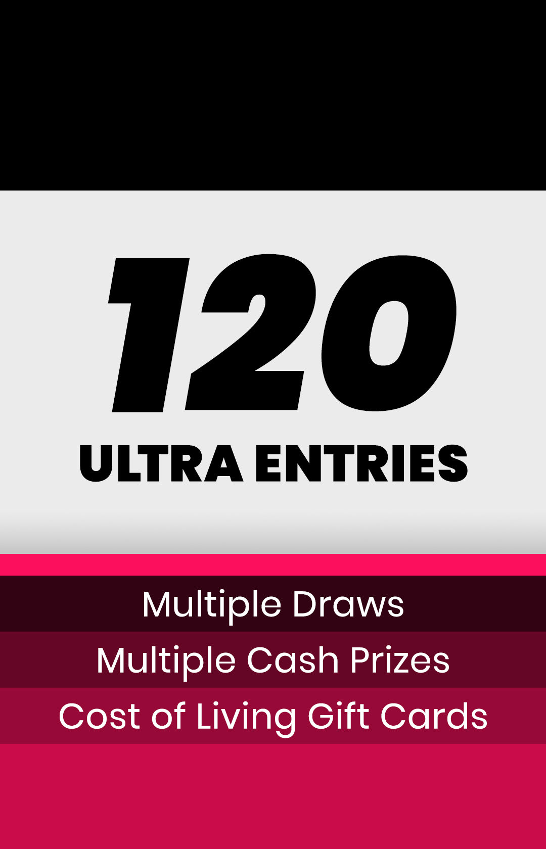 120 REWARD ENTRIES